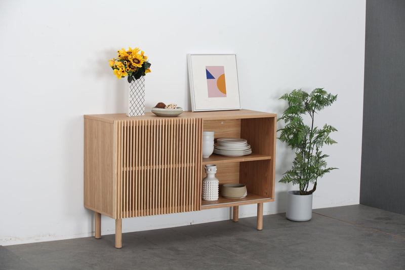 Modern Sideboard with 4 Cabinet,Storage Cabinet, TV Stand , Anti-Topple Design, and Large Countertop - Urban Living Furniture (Los Angeles, CA)