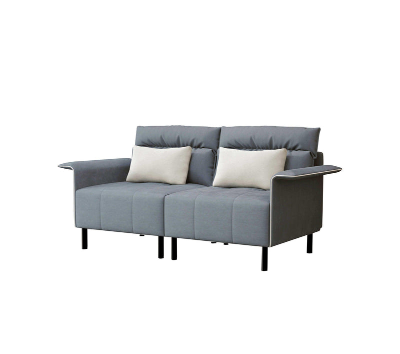 Sofa Couch,  Mid-Century Tufted Love Seat for Living Room(LIGHT GREY) - Urban Living Furniture (Los Angeles, CA)