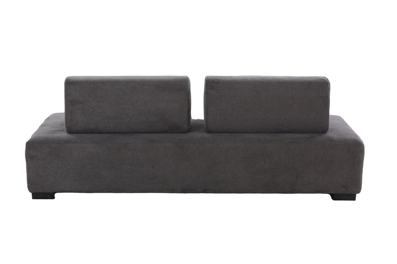 85.4'' Minimalist Sofa 3-Seater Couch for Apartment, Business Lounge, Waiting Area, Hotel Lobby Grey