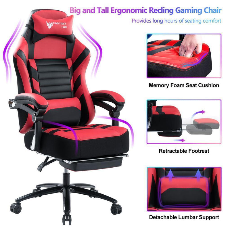 Seat Height Adjustable Swivel Racing Office Computer Ergonomic Video Game Chair - Urban Living Furniture (Los Angeles, CA)