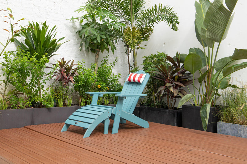 TALE Adirondack Chair Backyard Furniture Painted Seat Pillow Red - Urban Living Furniture (Los Angeles, CA)