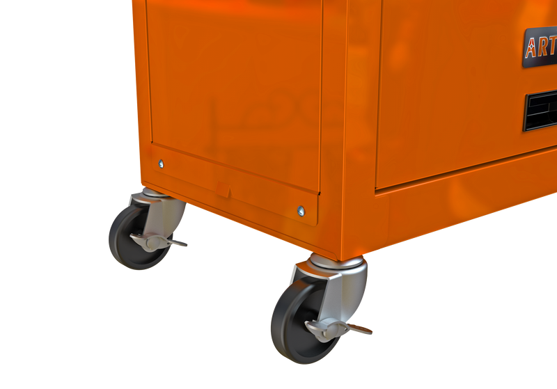 High Capacity Rolling Tool Chest with Wheels and Drawers, 8-Drawer ToolStorage Cabinet--ORANGE - Urban Living Furniture (Los Angeles, CA)