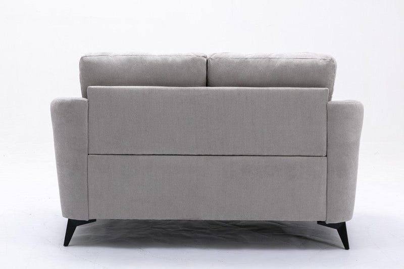 Callie Light Gray Velvet Fabric Sofa Loveseat Chair Living Room Set - Urban Living Furniture (Los Angeles, CA)