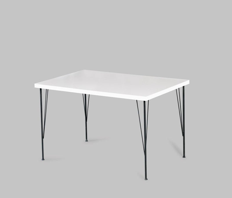 Furnish Home Store Soler 4 Metal Legs 47" Wooden Top Writing and Computer  Desk for Home Office, White - Urban Living Furniture (Los Angeles, CA)