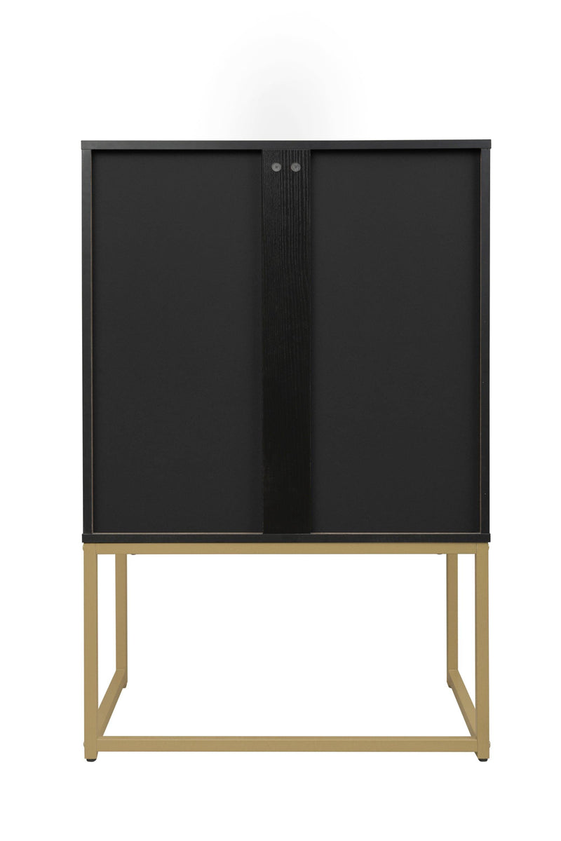 2 door high cabinet，adjustable shelf，Teddy fleece，Symmetrical semicircle design，Suitable for living room, bedroom, study