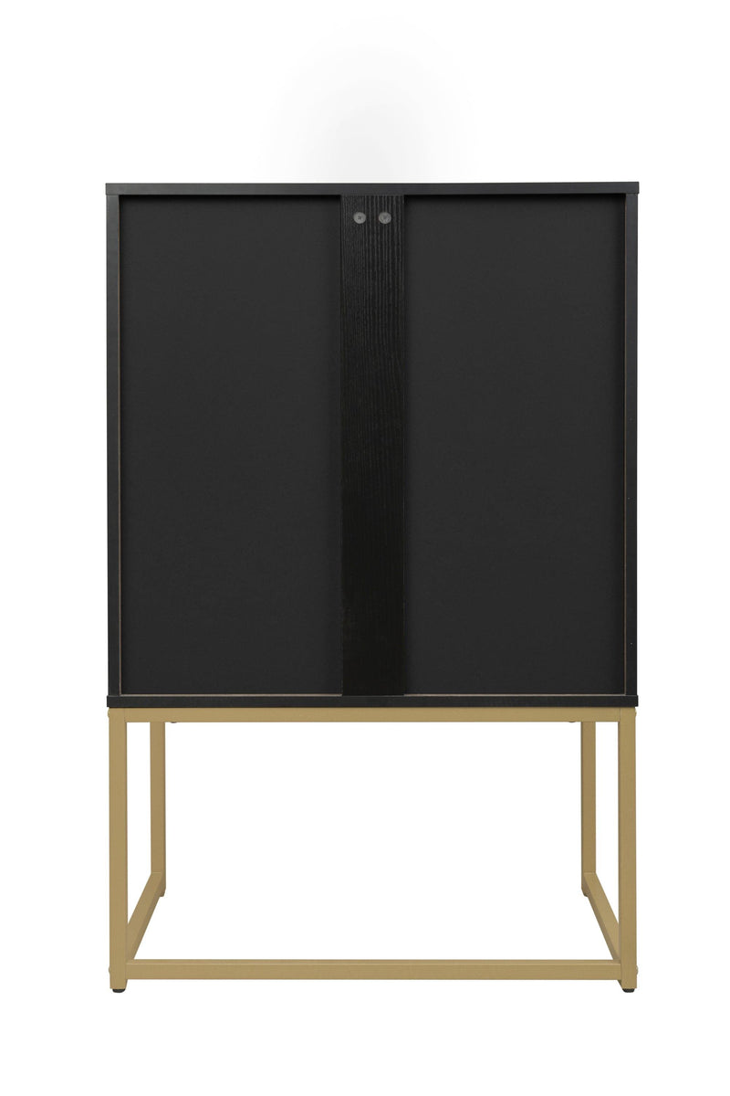 2 door high cabinet，adjustable shelf，Teddy fleece，Symmetrical semicircle design，Suitable for living room, bedroom, study - Urban Living Furniture (Los Angeles, CA)