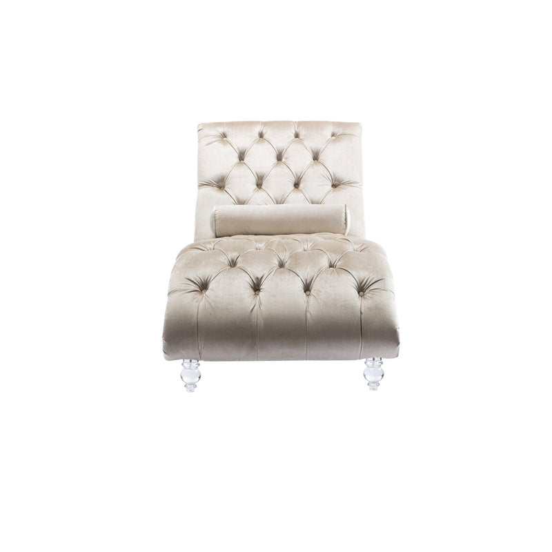 Leisure concubine sofa  with  acrylic  feet