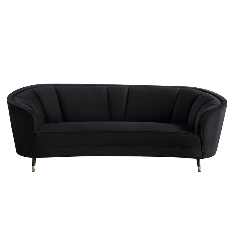 ACME Achim Sofa w/2 Pillows, Black Velvet LV00203 - Urban Living Furniture (Los Angeles, CA)