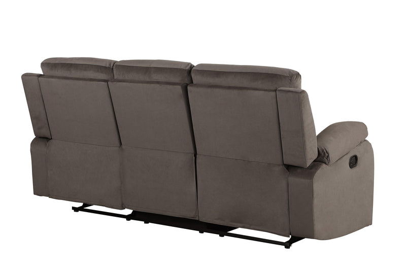 Global United Reclining Transitional Microfiber Fabric Sofa - Urban Living Furniture (Los Angeles, CA)