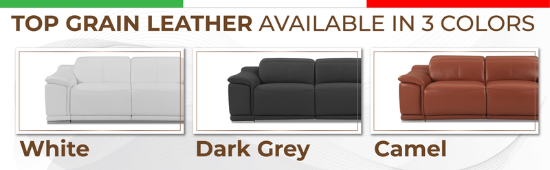 Global United Genuine Italian Leather Power Reclining Sofa - Urban Living Furniture (Los Angeles, CA)