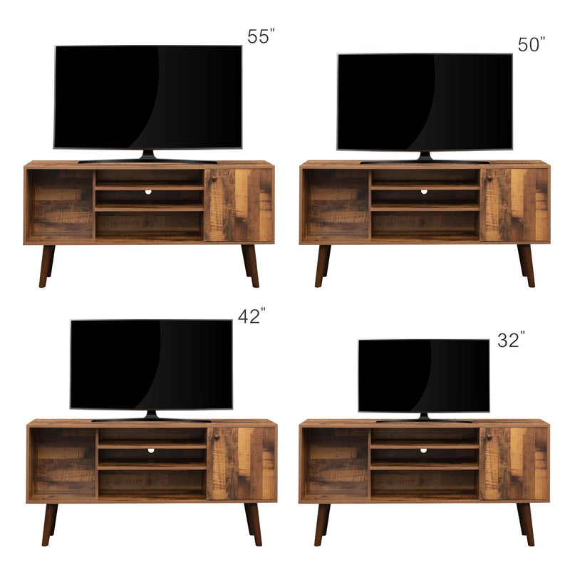 TV Stand Use in Living Room Furniture with 1Storage and 2 shelves Cabinet, high quality particle board,fir wood