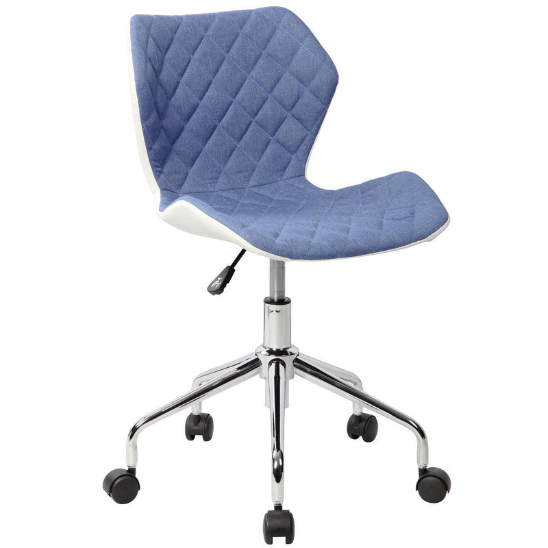 Techni MobiliModern Height Adjustable Office Task Chair, Blue