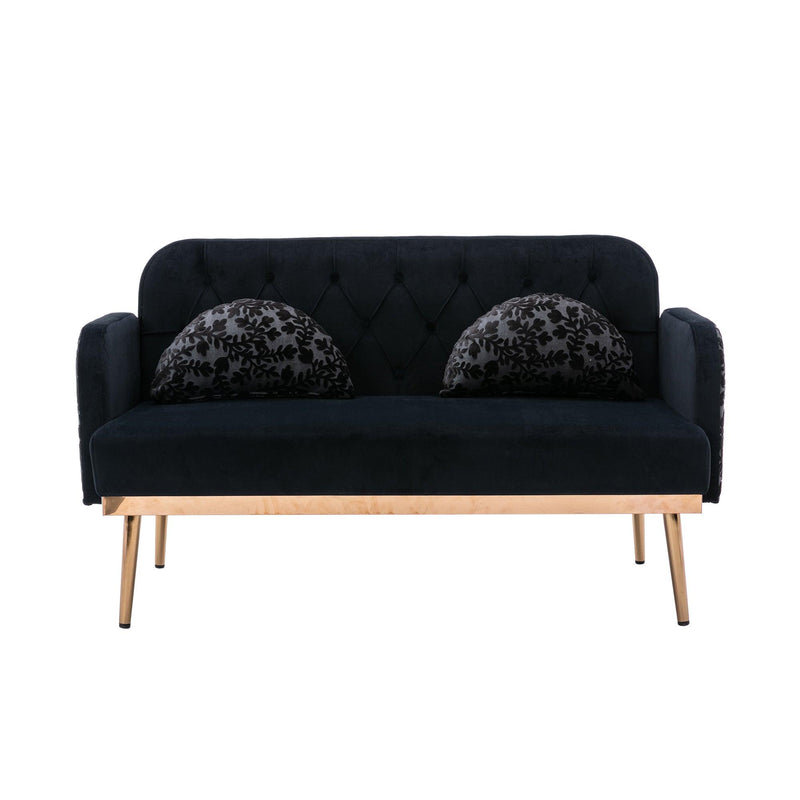 Velvet  Sofa , Accent sofa .loveseat sofa with metal feet - Urban Living Furniture (Los Angeles, CA)