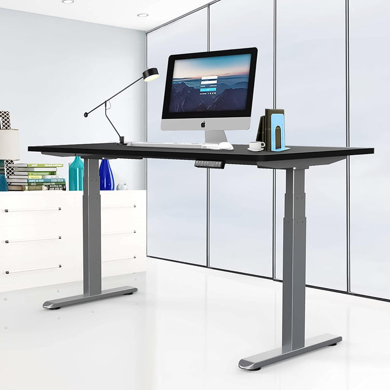 Electric Stand up Desk Frame - ErGear Height Adjustable Table Legs Sit Stand Desk Frame Up to  Ergonomic Standing Desk Base Workstation Frame Only