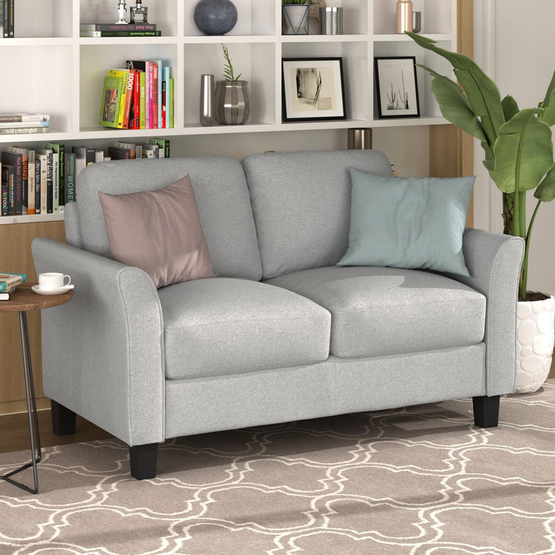 Living Room Furniture Loveseat Sofa and 3-seat  sofa (Light Gray) - Urban Living Furniture (Los Angeles, CA)