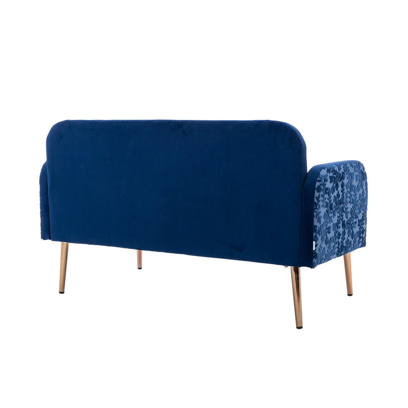 Velvet  Sofa , Accent sofa .loveseat sofa with metal feet - Urban Living Furniture (Los Angeles, CA)