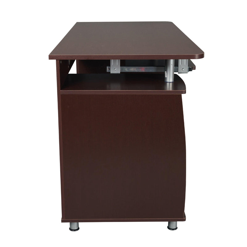 Techni Mobili Complete Workstation Computer Desk withStorage, Chocolate - Urban Living Furniture (Los Angeles, CA)