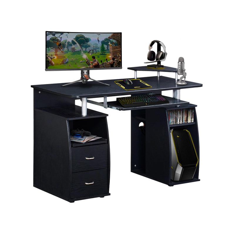 Techni Mobili Complete Computer Workstation Desk WithStorage, Espresso - Urban Living Furniture (Los Angeles, CA)