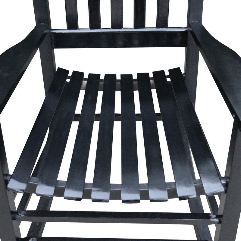 wooden porch rocker chair  Black - Urban Living Furniture (Los Angeles, CA)