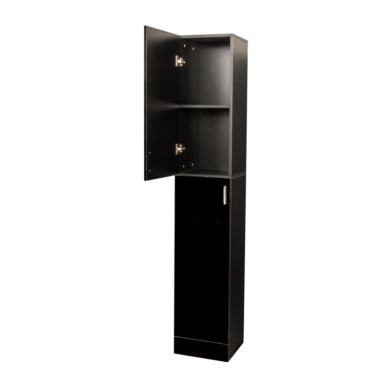 Freestanding  Cabinet with Inadjustable Shelves and two Doors for Kitchen, Dining Room,black - Urban Living Furniture (Los Angeles, CA)