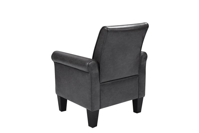 Accent Chairs, Comfy Sofa Chair, Armchair for Reading, Living Room, Bedroom, Office，Waiting Room, PU leather, Dark Grey - Urban Living Furniture (Los Angeles, CA)