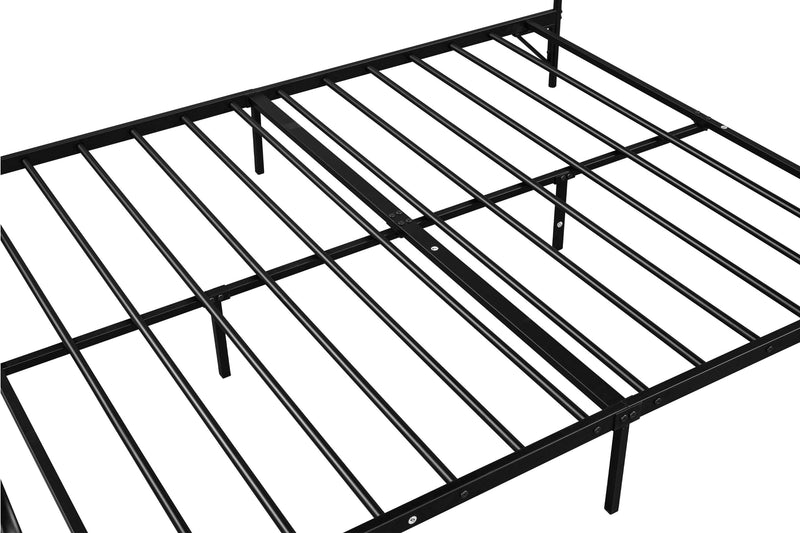 Detachable Queen Anti-Noise Metal Canopy Bed - Urban Living Furniture (Los Angeles, CA)