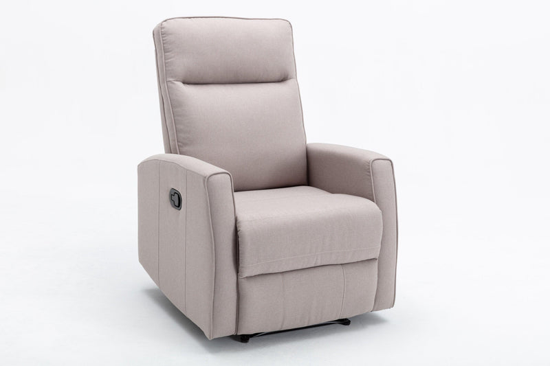 Minimalism Style Manual Recliner, Classic Single Chair, Small Sofa for Living Room&Bed Room, Cream - Urban Living Furniture (Los Angeles, CA)