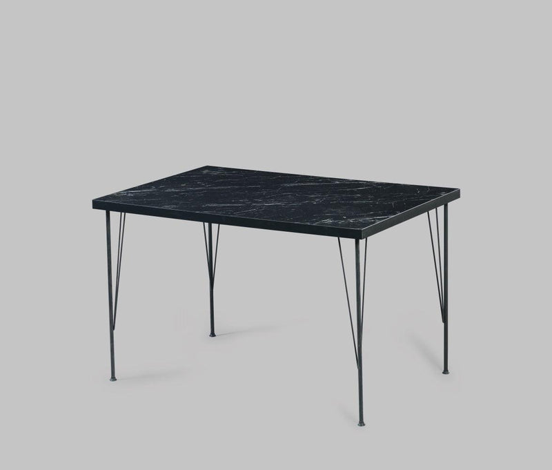 Furnish Home Store Soler 4 Metal Legs 47" Wooden Top Writing and Computer  Desk for Home Office, Marble Black - Urban Living Furniture (Los Angeles, CA)