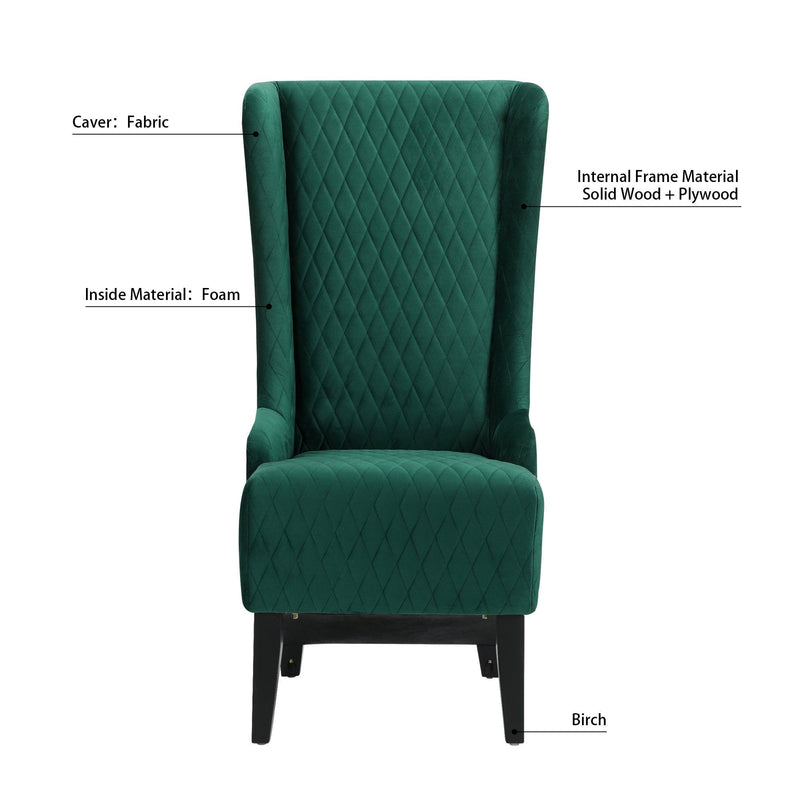 23.03" Wide Wing Back Chair ,Side Chair for Living Room - Urban Living Furniture (Los Angeles, CA)