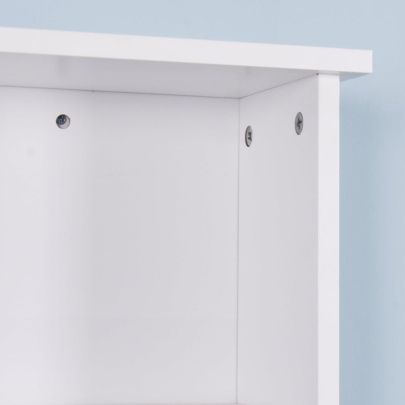 Wall Mount Medicine Cabinet with a Door, Wooden BathroomStorage Cabinet with Adjustable Shelf - Urban Living Furniture (Los Angeles, CA)