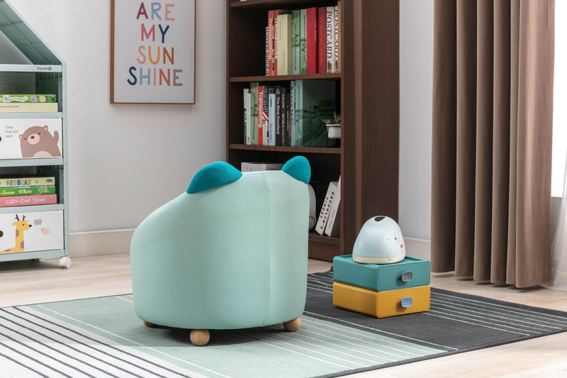 Beautiful Kids Chair 1pc Cat Blue - Urban Living Furniture (Los Angeles, CA)