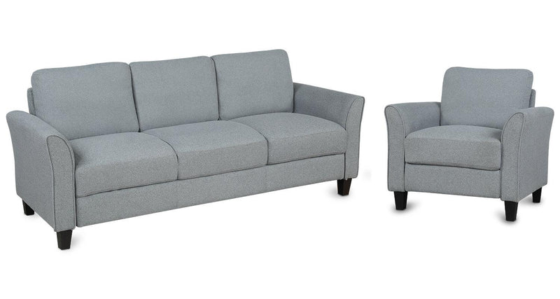 Living Room Furniture chair  and 3-seat Sofa (Gray) - Urban Living Furniture (Los Angeles, CA)