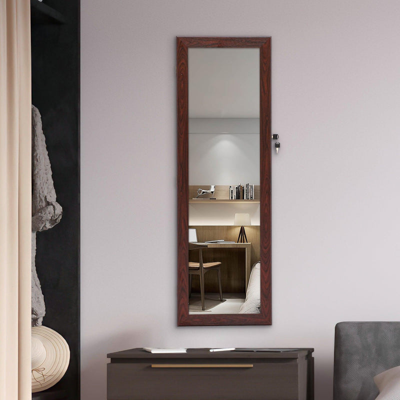 Fashion Simple JewelryStorage Mirror Cabinet Can Be Hung On The Door Or Wall - Urban Living Furniture (Los Angeles, CA)