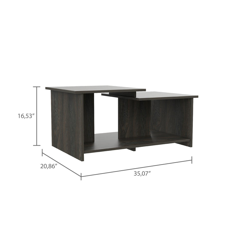 Linlock 1-Shelf Coffee Table Black Wengue - Urban Living Furniture (Los Angeles, CA)