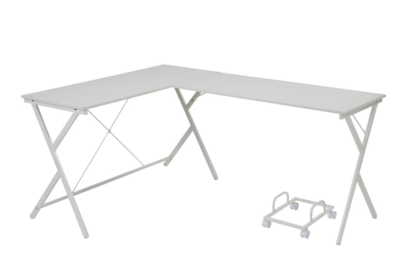 ACME Dazenus Computer Desk in  White Finish OF00050 - Urban Living Furniture (Los Angeles, CA)