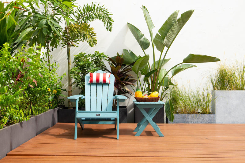 TALE Adirondack Chair Backyard Furniture Painted Seat Pillow Red - Urban Living Furniture (Los Angeles, CA)