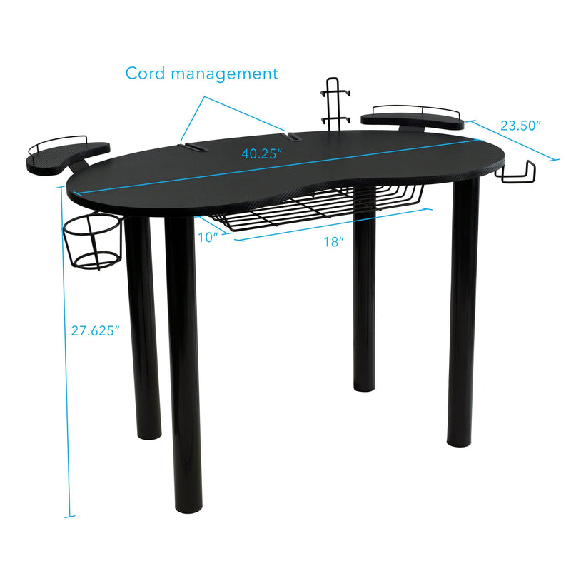 Desk - Eclipse Gaming / Black - Urban Living Furniture (Los Angeles, CA)