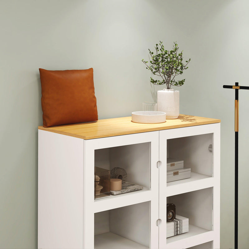 Two-door Three-tier Display Cabinet - Urban Living Furniture (Los Angeles, CA)