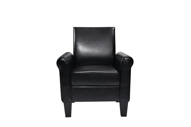 Accent Chairs, Comfy Sofa Chair, Armchair for Reading, Living Room, Bedroom, Office，Waiting Room, PU leather, Black - Urban Living Furniture (Los Angeles, CA)