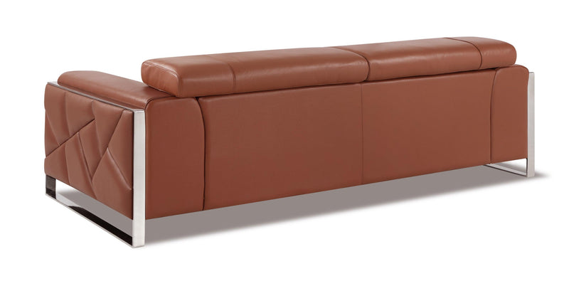 Global United Top Grain Italian Leather  Sofa - Urban Living Furniture (Los Angeles, CA)