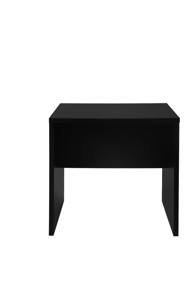 Vanity Desk with Mirror & Stool, Black Makeup Table withStorage Shelves & Drawer, Vanity Set for Girls Women - Urban Living Furniture (Los Angeles, CA)