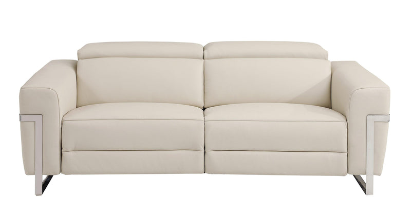 Global United Top Grain Italian Leather Sofa with Power Recliner - Urban Living Furniture (Los Angeles, CA)