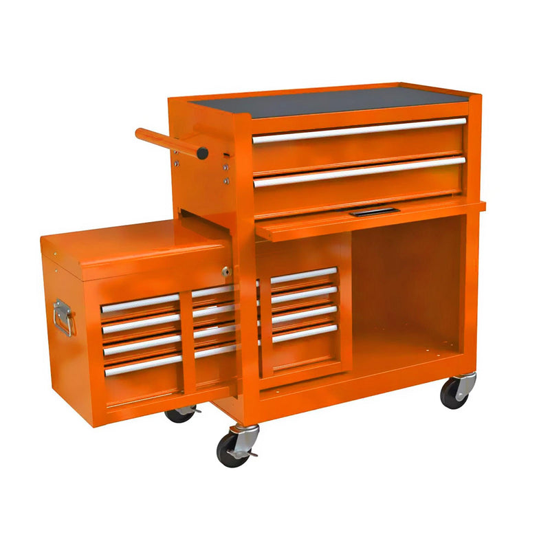 High Capacity Rolling Tool Chest with Wheels and Drawers, 8-Drawer ToolStorage Cabinet--ORANGE - Urban Living Furniture (Los Angeles, CA)