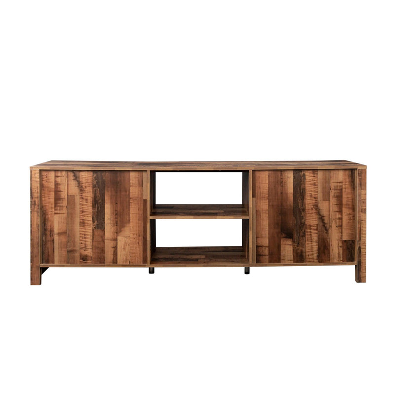 Farmhouse TV Stand,  Wood Entertainment Center Media Console withStorage - Urban Living Furniture (Los Angeles, CA)