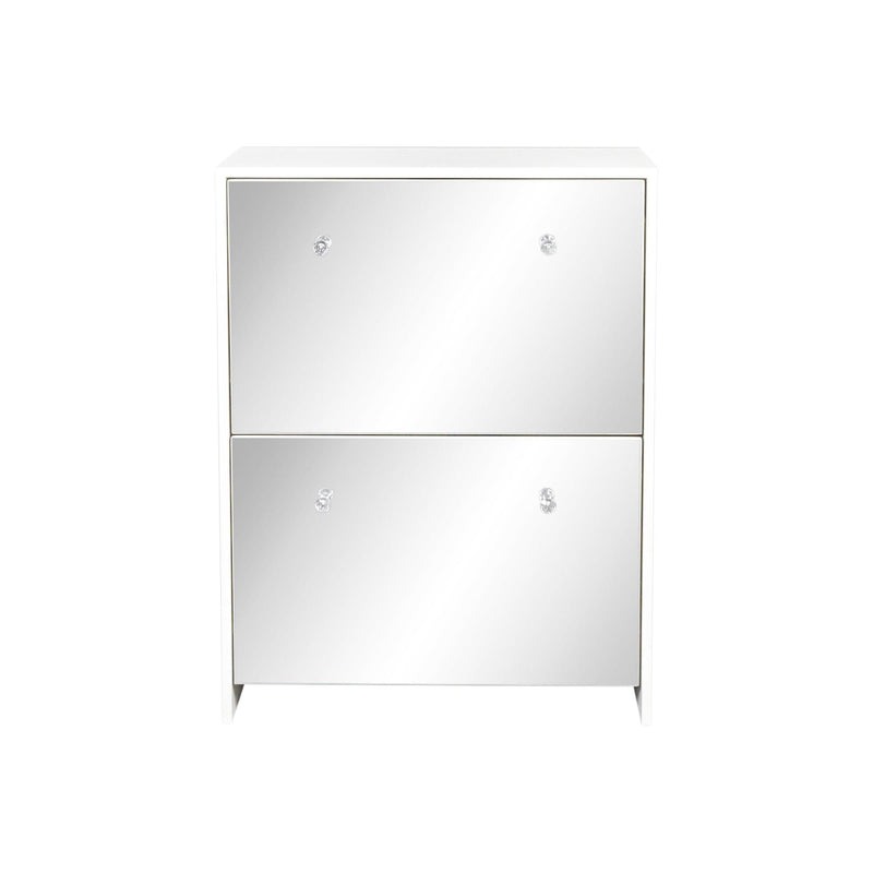 Shoe Cabinet with mirror, 2-TiersShoeStorage Cabinet with Doors for Entryway - Urban Living Furniture (Los Angeles, CA)