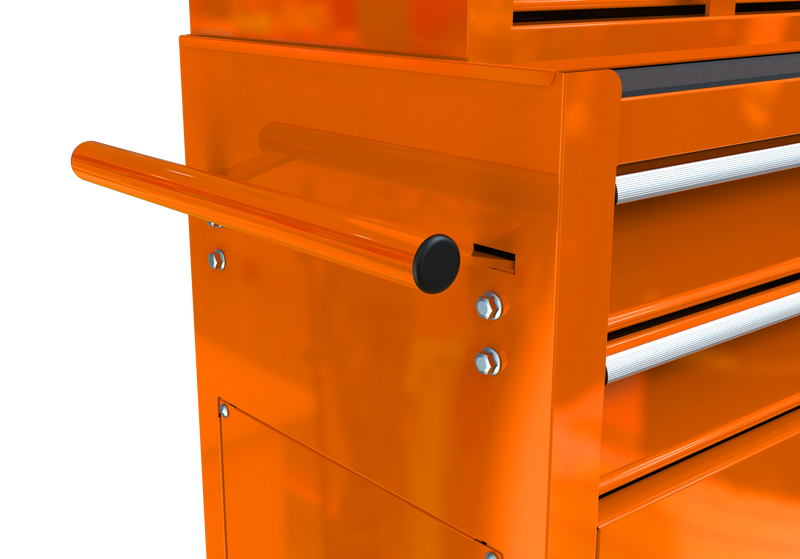 High Capacity Rolling Tool Chest with Wheels and Drawers, 8-Drawer ToolStorage Cabinet--ORANGE - Urban Living Furniture (Los Angeles, CA)