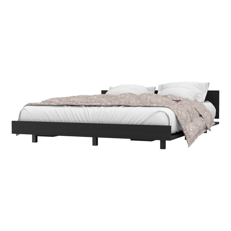 Nimmo Queen Bed Frame Black Wengue - Urban Living Furniture (Los Angeles, CA)