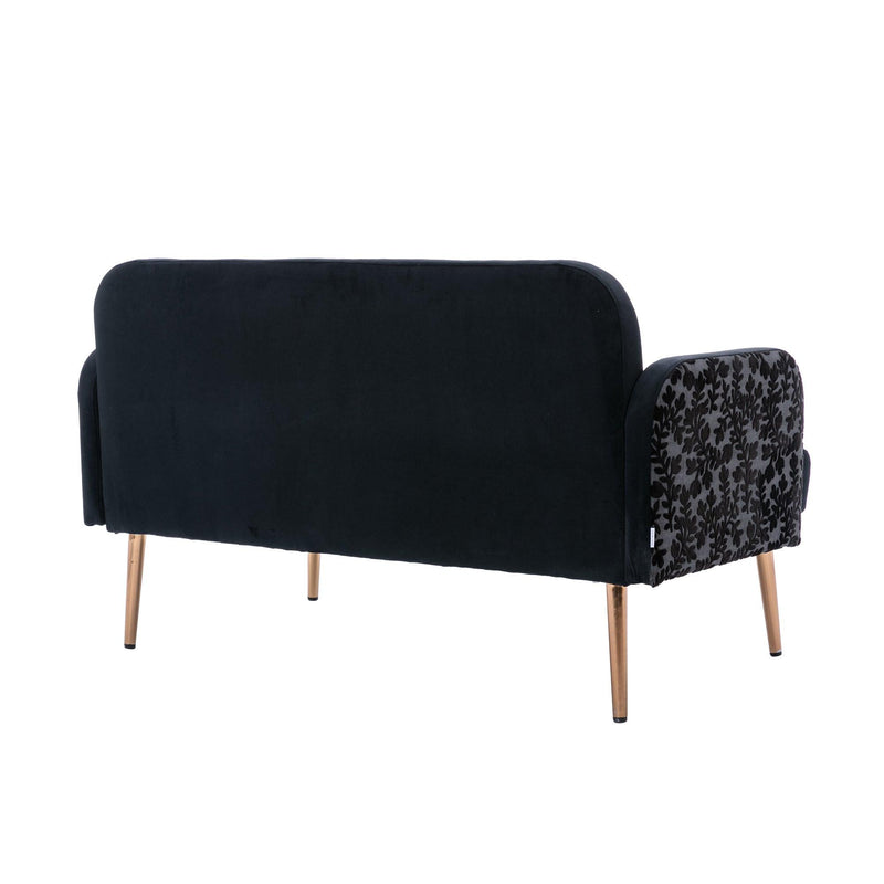 Velvet  Sofa , Accent sofa .loveseat sofa with metal feet - Urban Living Furniture (Los Angeles, CA)