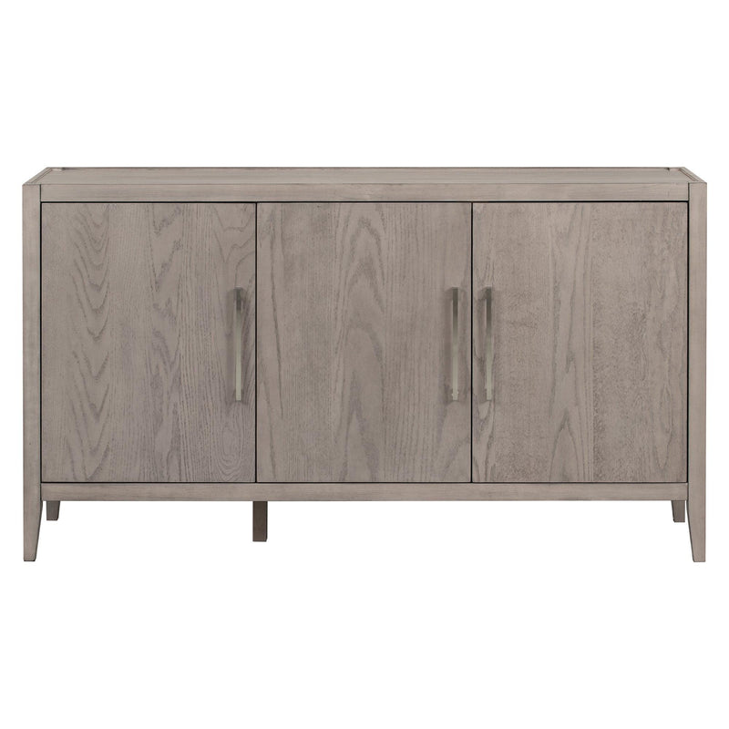 Storage Cabinet Sideboard Wooden Cabinet with 3 Metal handles and 3 Doors for Hallway, Entryway, Living Room, Bedroom, Adjustable Shelf - Urban Living Furniture (Los Angeles, CA)