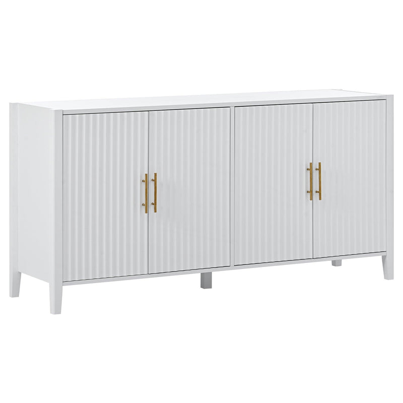 AccentStorage Cabinet Sideboard Wooden Cabinet with Metal Handles for Hallway, Entryway, Living Room, Bedroom - Urban Living Furniture (Los Angeles, CA)